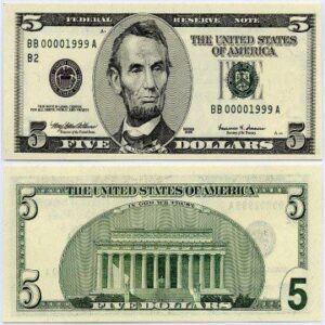 Buy USD 5 Bills Online